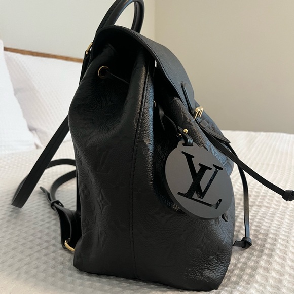 LOUIS VUITTON Empreinte Montsouris NM Backpack Black DISCONTINUED - Picture 4 of 16